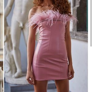 Alamour the Label mini leather dress